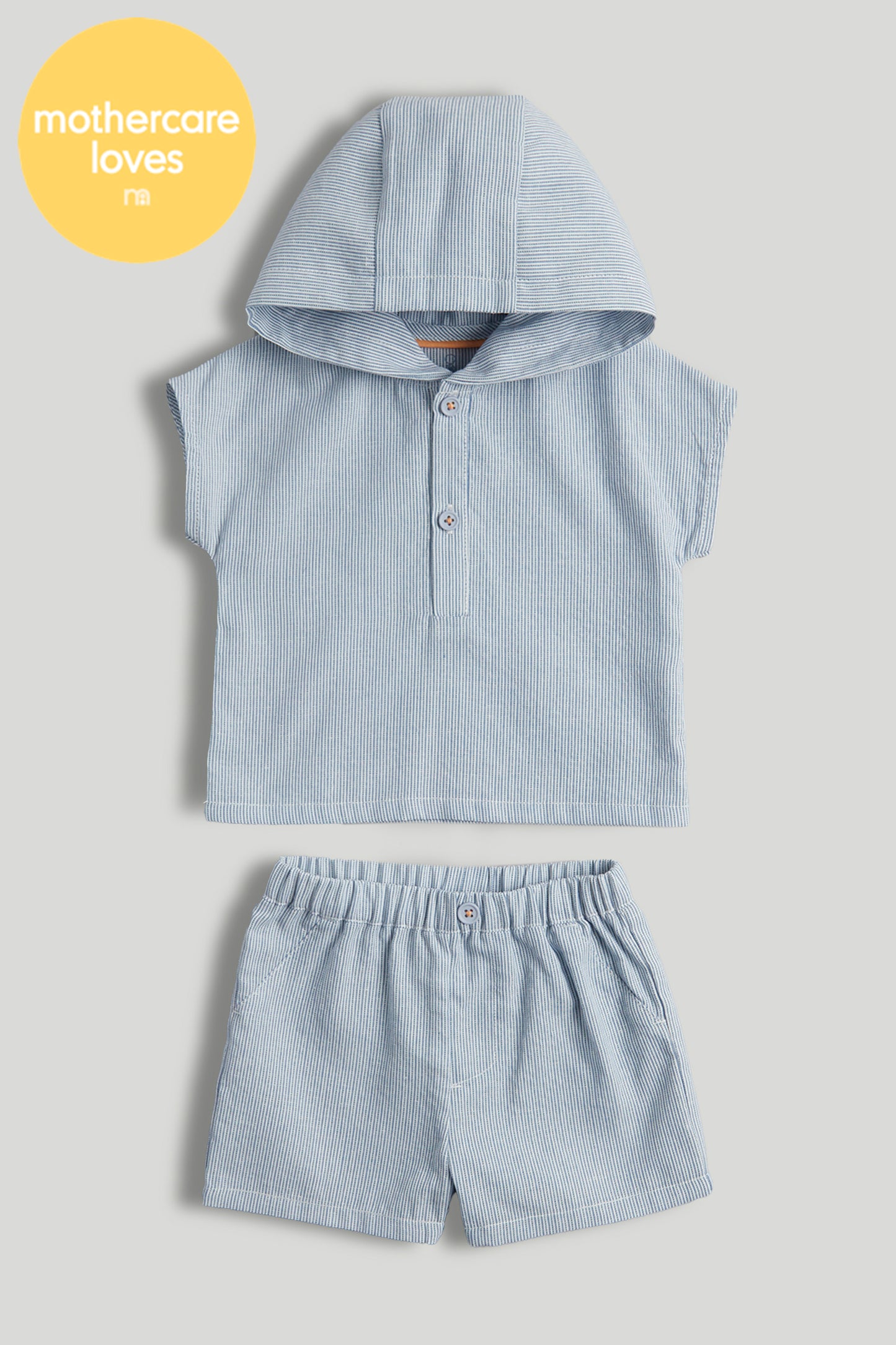 Striped T-Shirt And Shorts Outfit
