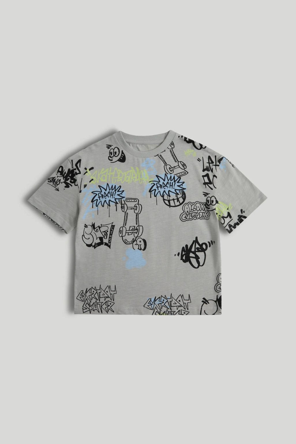 Grey Graffiti T-Shirt