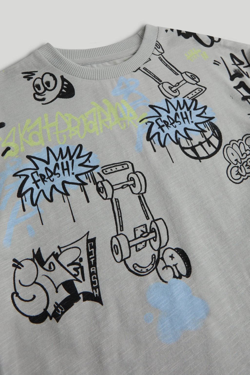 Grey Graffiti T-Shirt