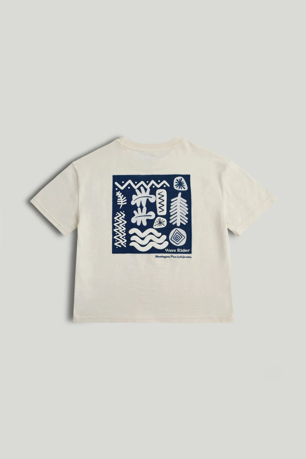 Cream Wave T-Shirt