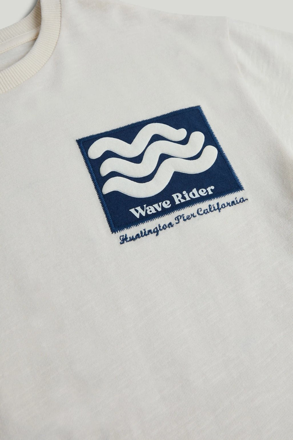 Cream Wave T-Shirt
