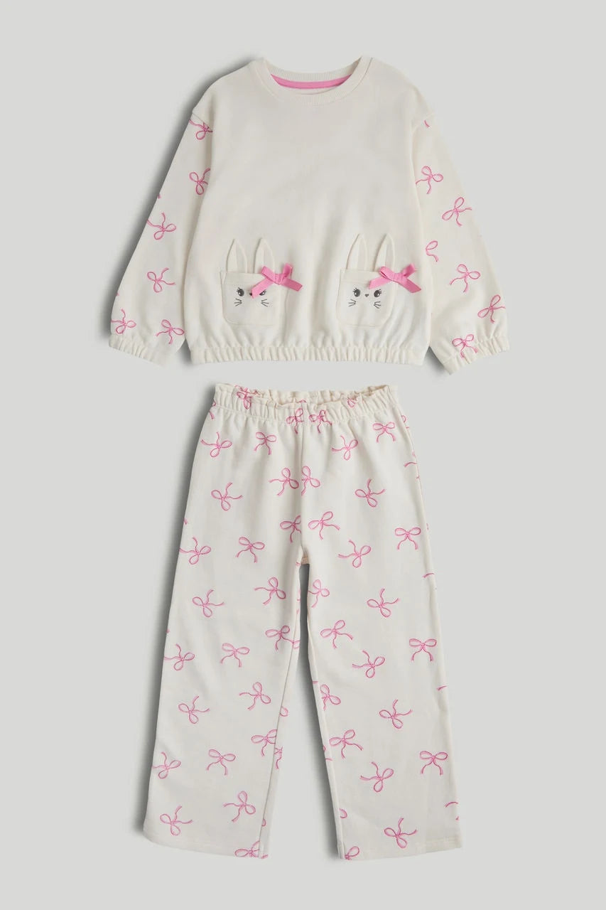 Bunny Sweatshirt and Joggers Outfit
