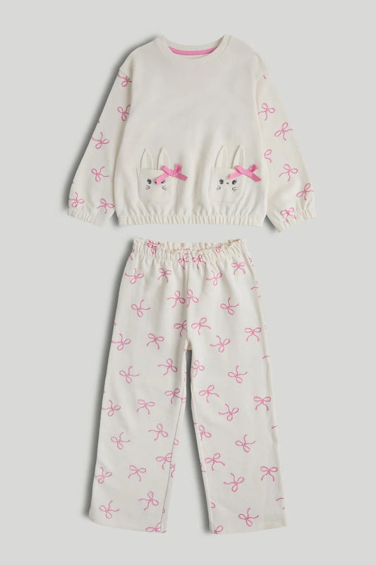 Bunny Sweatshirt and Joggers Outfit