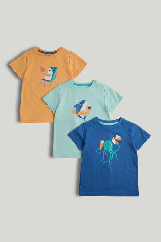 3 Pack Beach Life T-Shirts