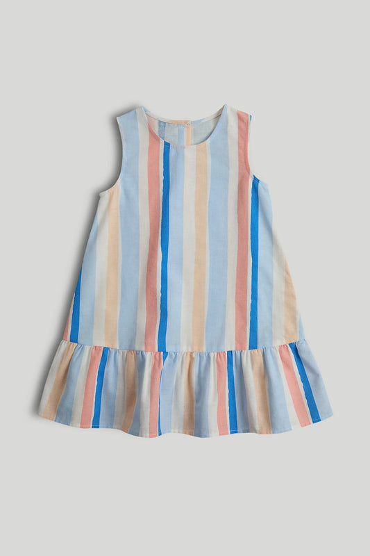 Striped Seersucker Dress