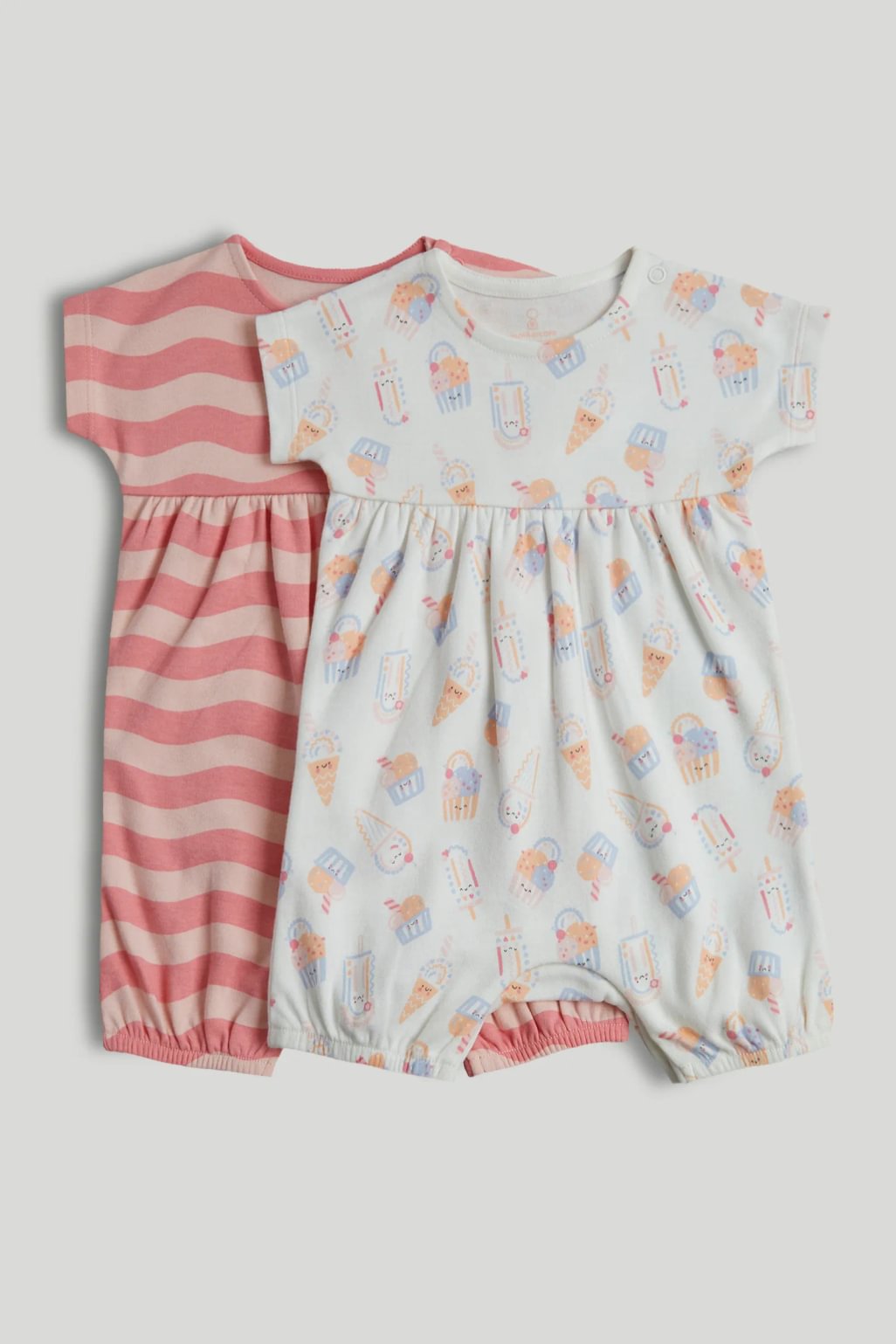 2 Pack Ice Cream Rompers