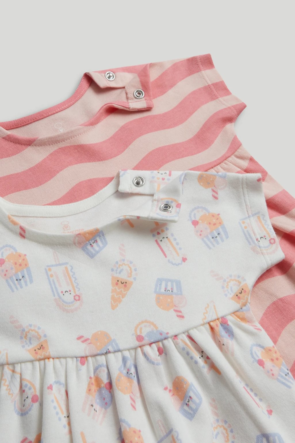 2 Pack Ice Cream Rompers