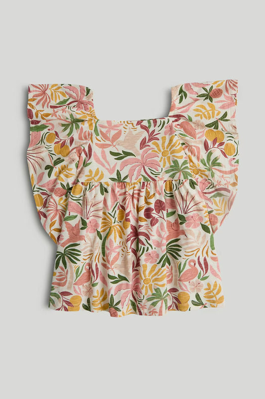 Tropical Flower Blouse