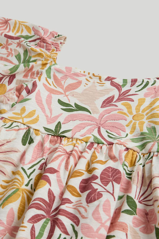 Tropical Flower Blouse