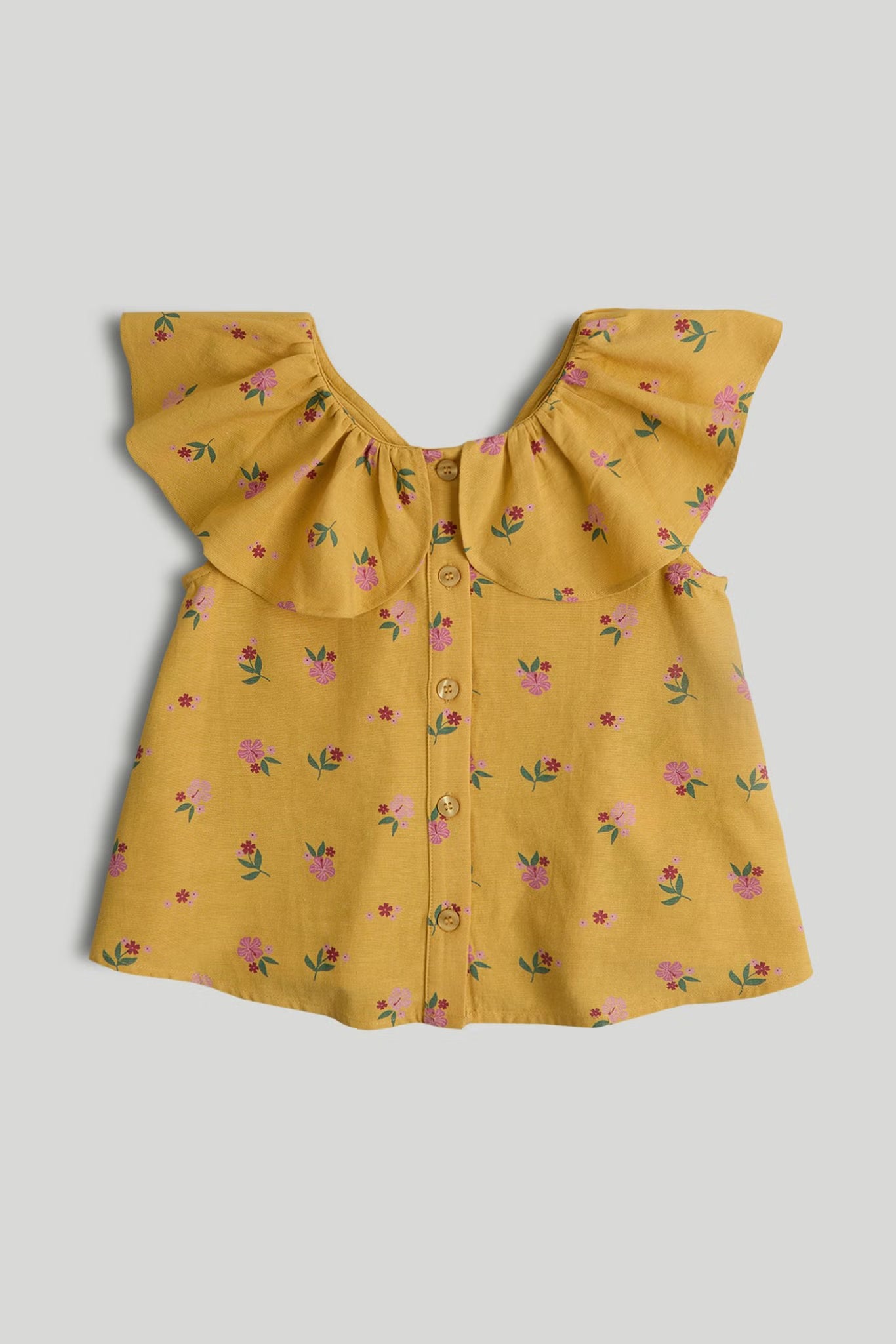 Mustard Flower Blouse