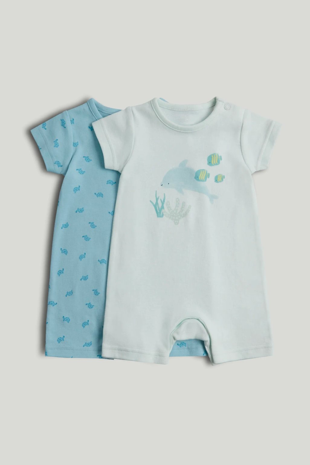 2 Pack Ocean Rompers