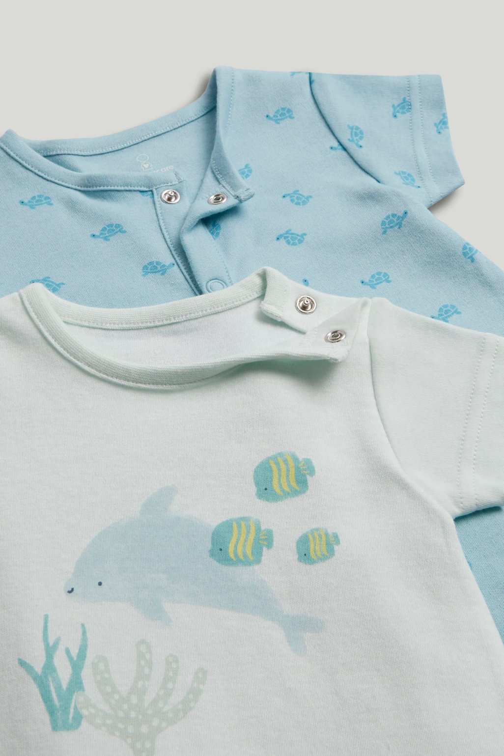 2 Pack Ocean Rompers