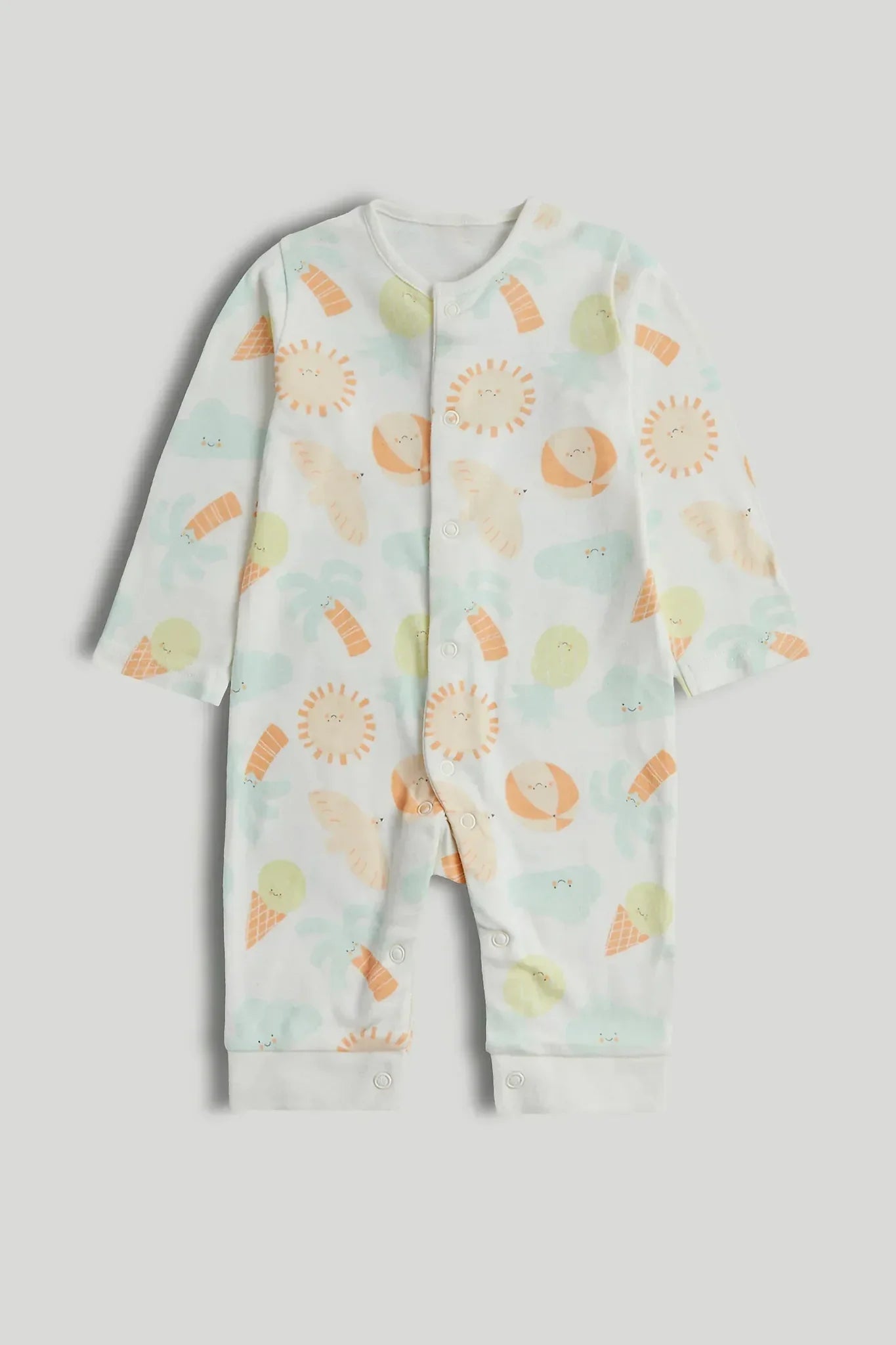 3 Pack Summer Footless Sleepsuits