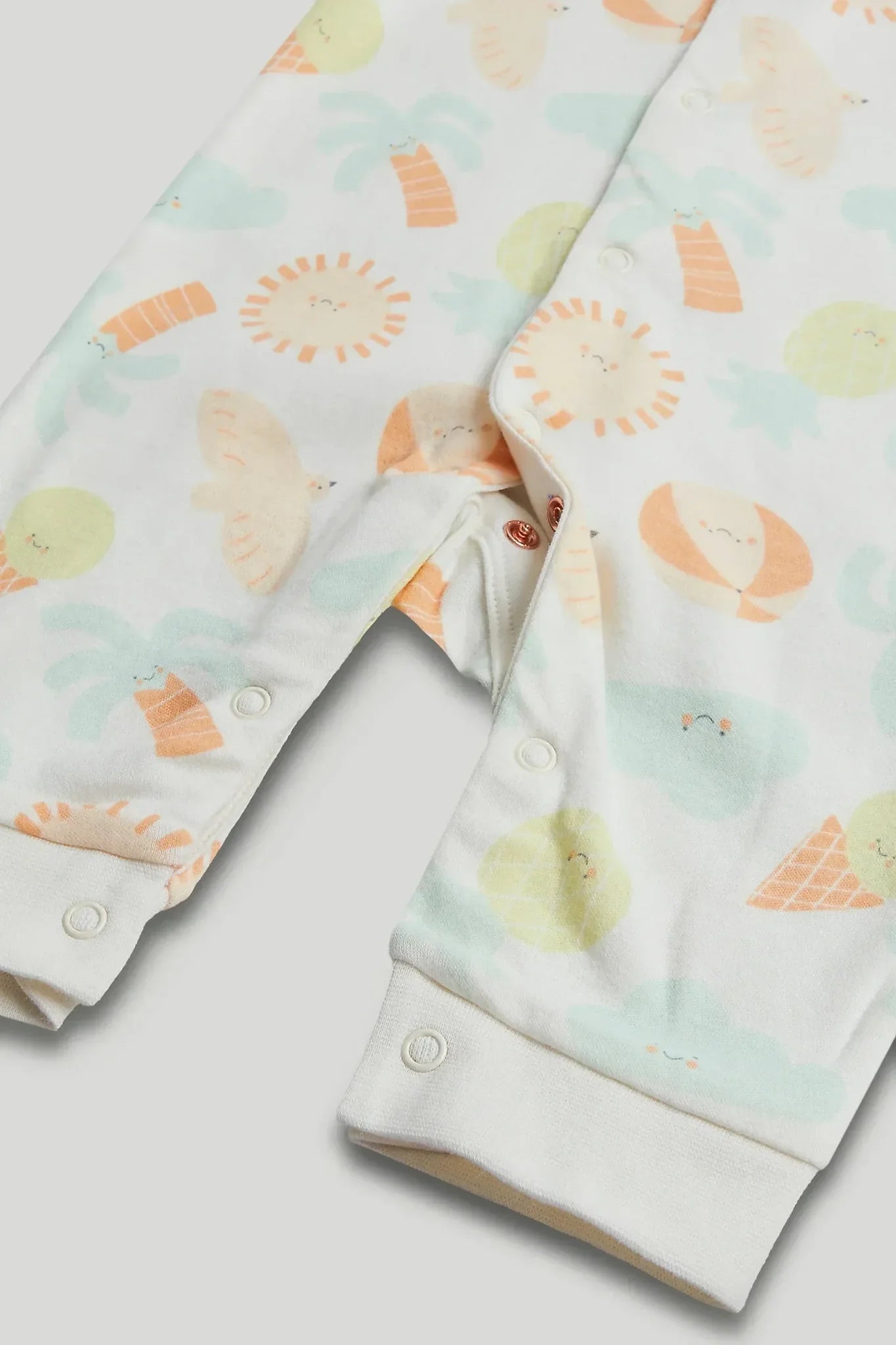3 Pack Summer Footless Sleepsuits