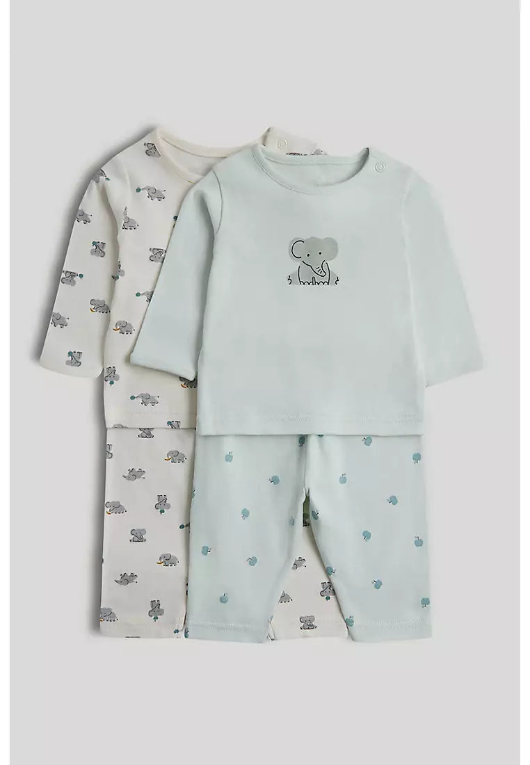 2 Pack Elephant Pyjamas