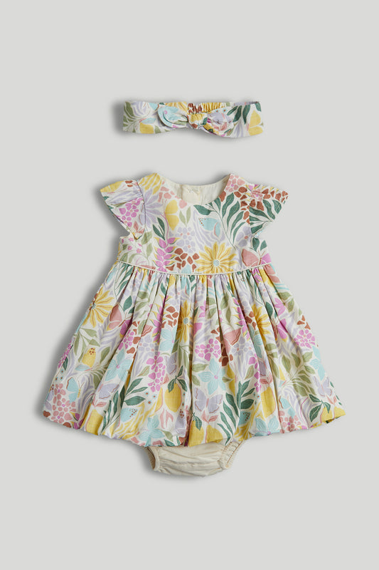 Puff-Ball Dress, Knickers And Headband Outfit