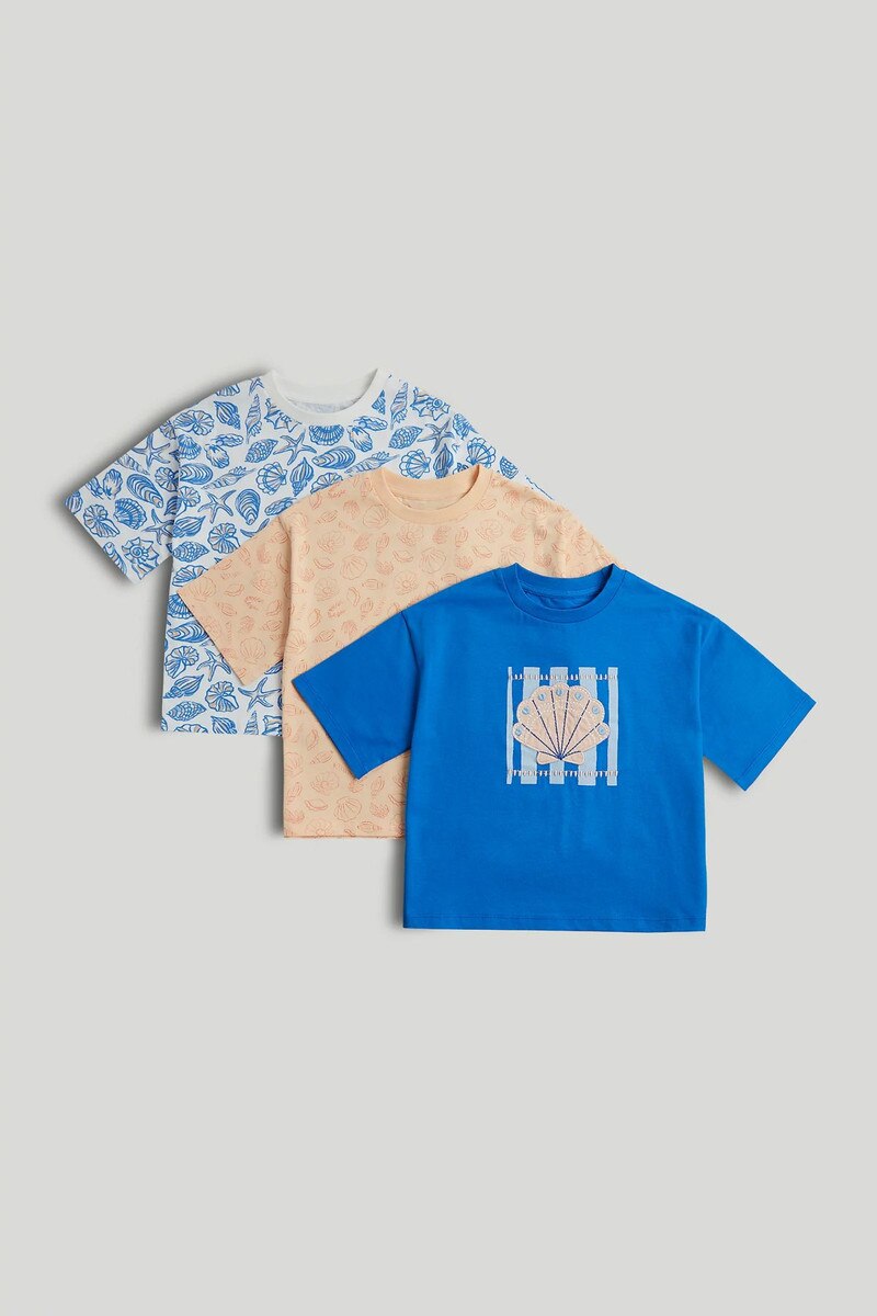 3 Pack Seashell T-Shirts