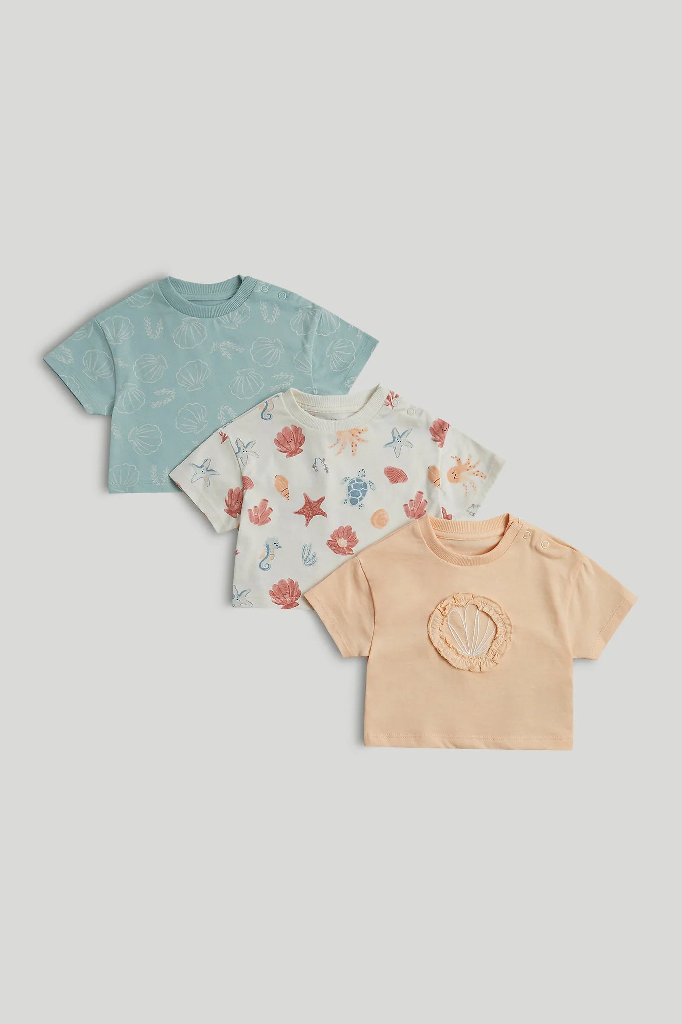 3 Pack Seashell T-Shirts