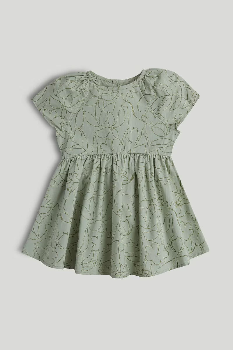 Green Cotton Dress