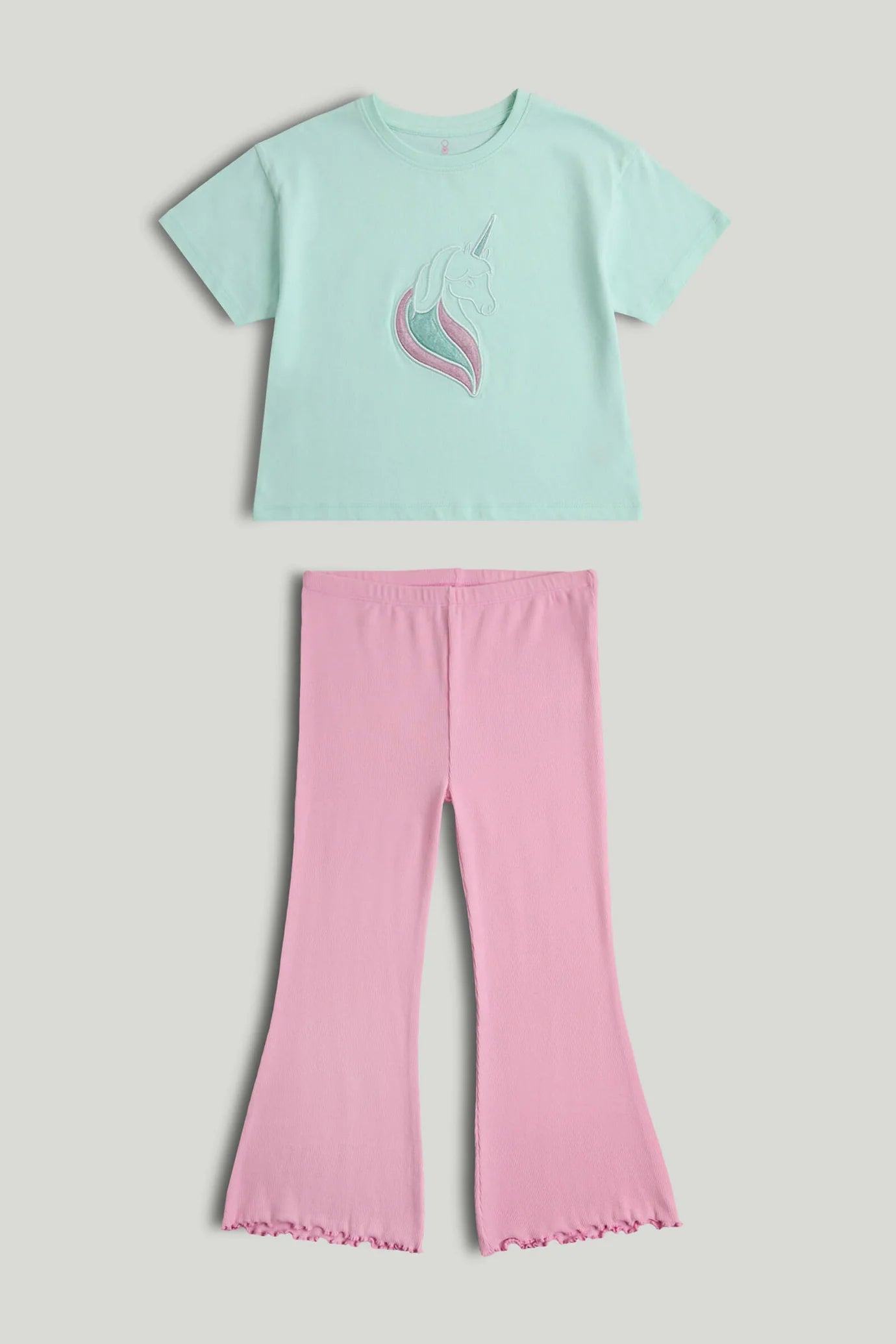 Party Horse T-Shirt and Leggings Outfit