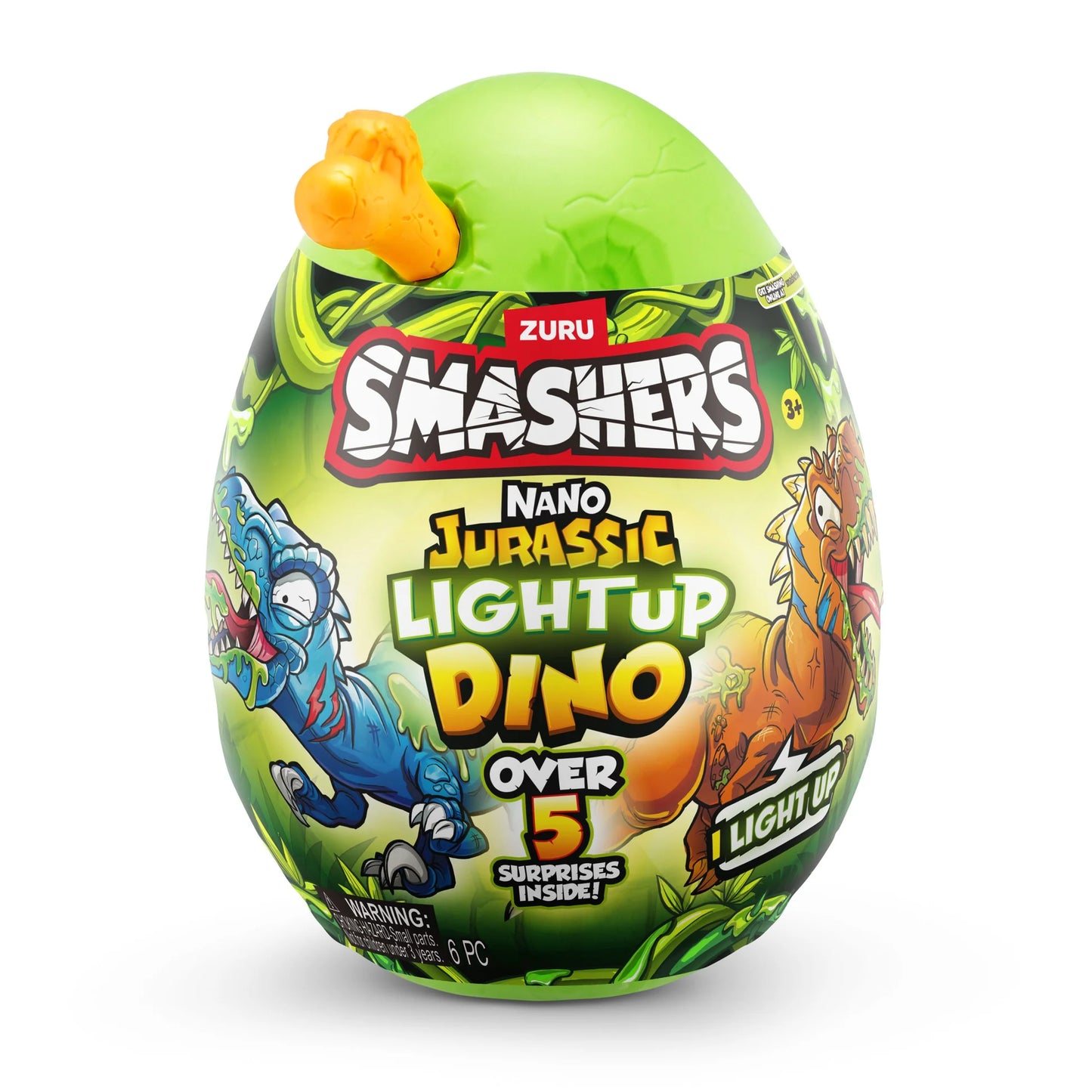 Zuru Smashers Jurassic Nano Light-Up Dino Egg