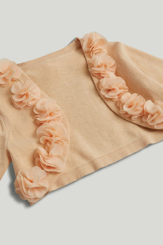 Pointelle Bolero Cardigan