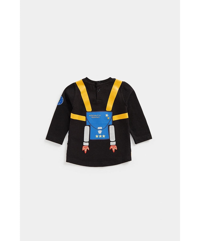 Astronaut Printed Long-Sleeve T-Shirt
