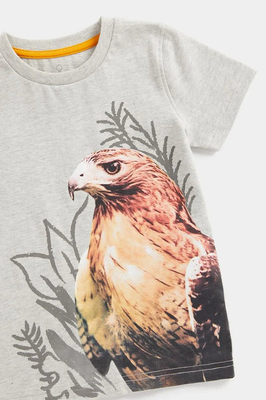 Infant Hawk Print Organic-Cotton T-Shirt