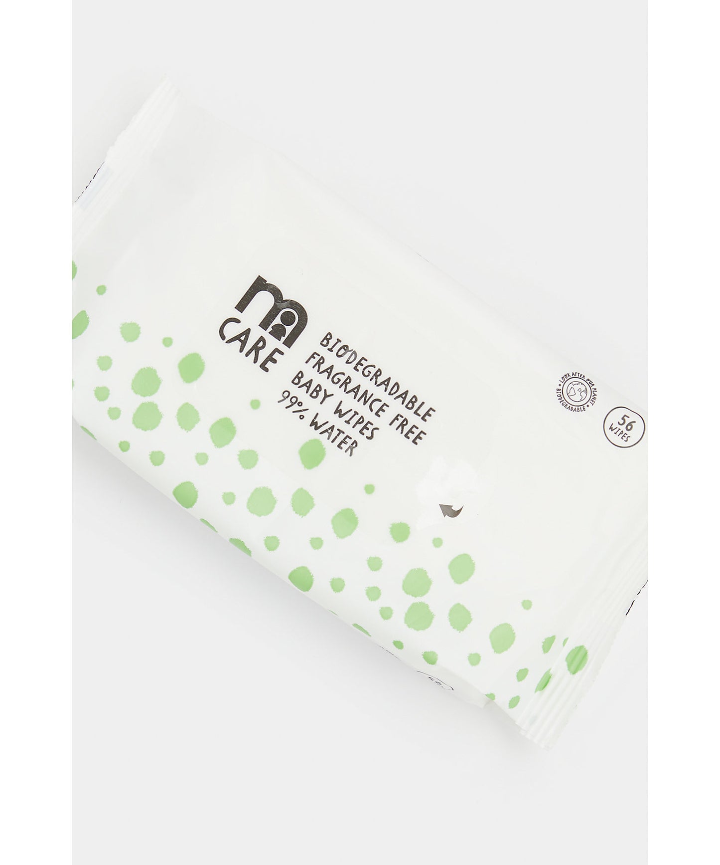 Biodegrad Fragrance Free Wet Wipes 56Pk