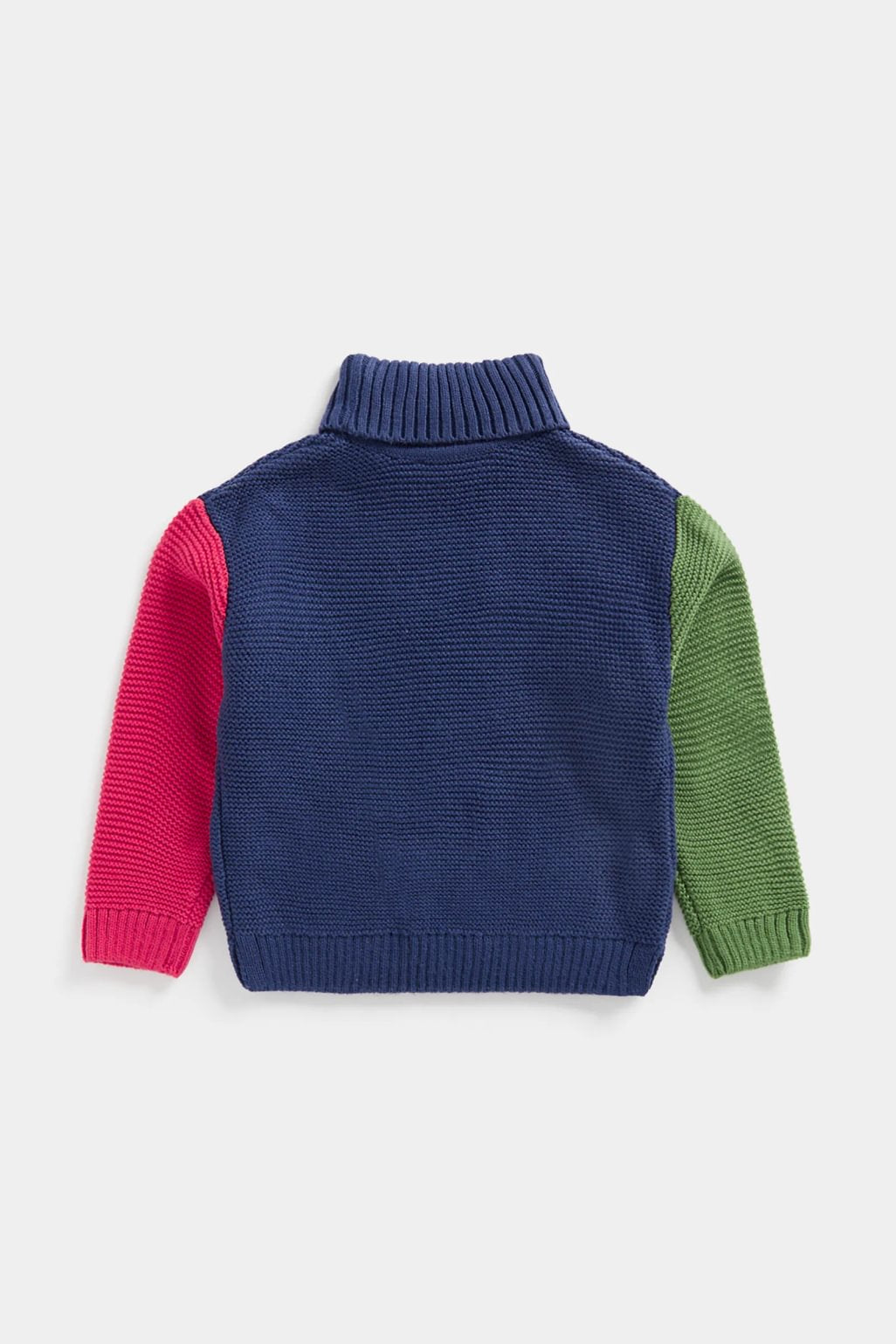 Colorblock Knit Sweater in Multi-Color