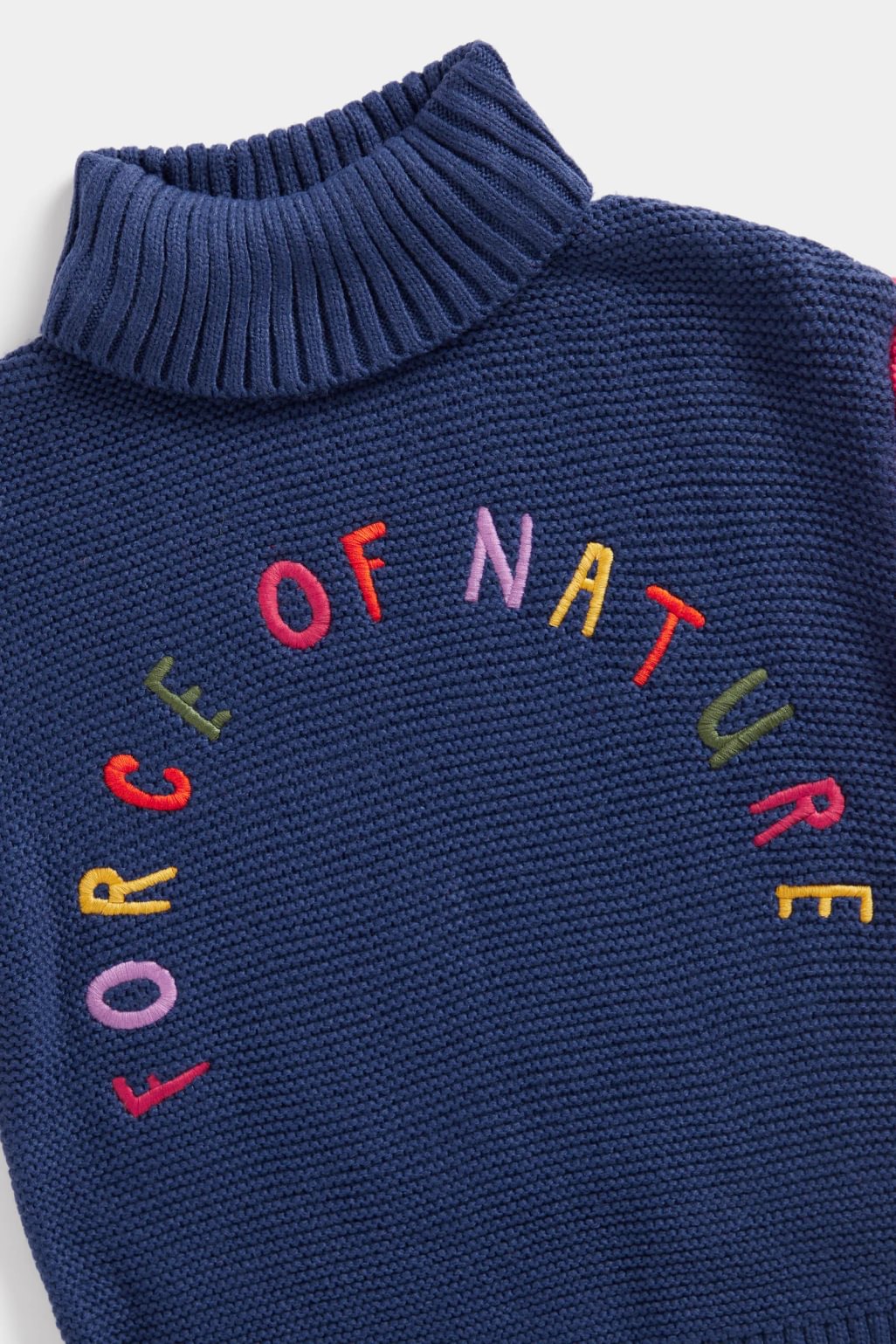 Colorblock Knit Sweater in Multi-Color