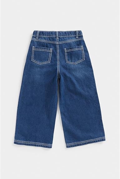 Denim Wide-Leg Jeans