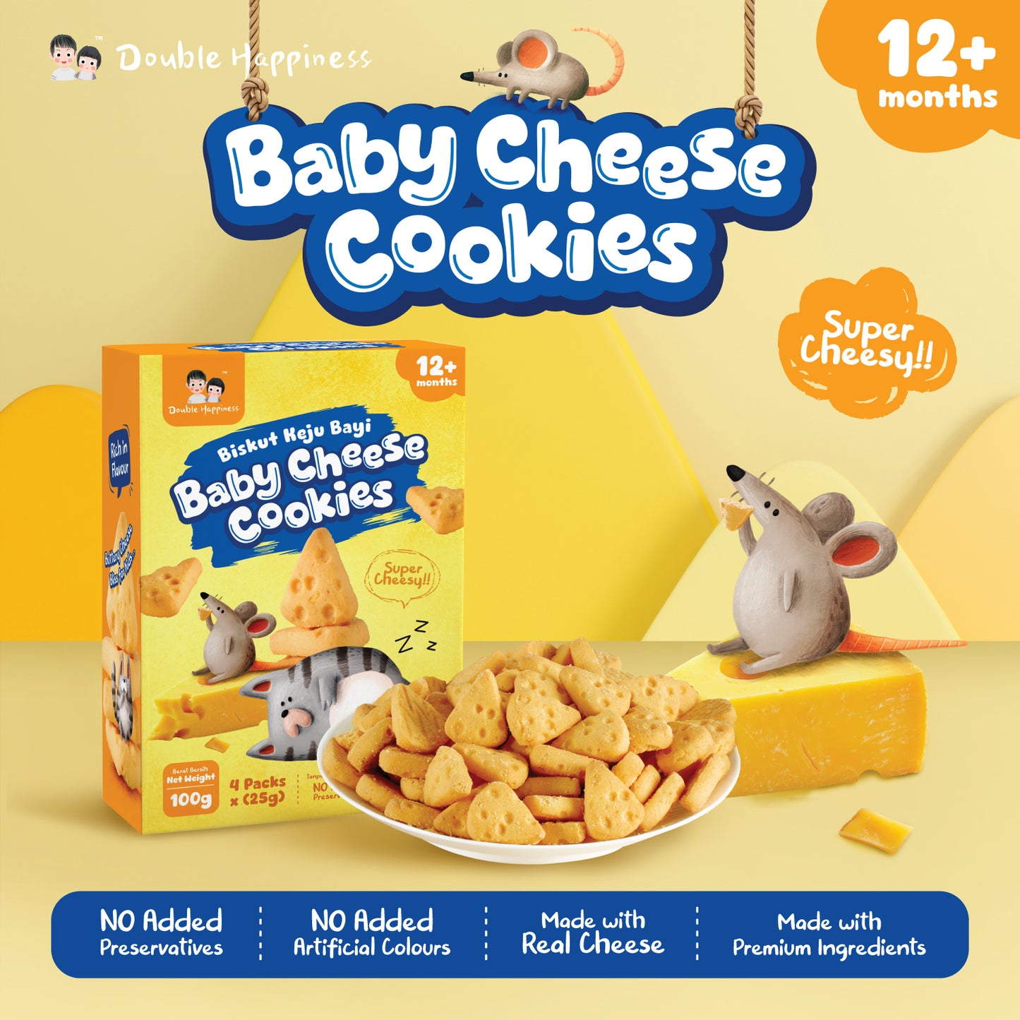 Cheese  Cookies 100G 12m+