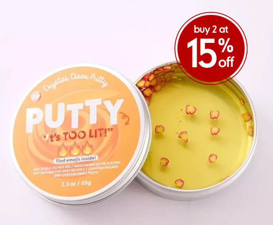 J'adore Crystal Clear Putty - Orange
