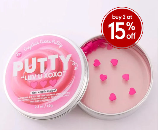 J'adore Crystal Clear Putty - Pink