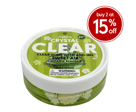 J'adore Crystal Clear Slime - Green