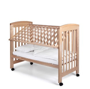 Troll Cot Bedside Birch Fixed