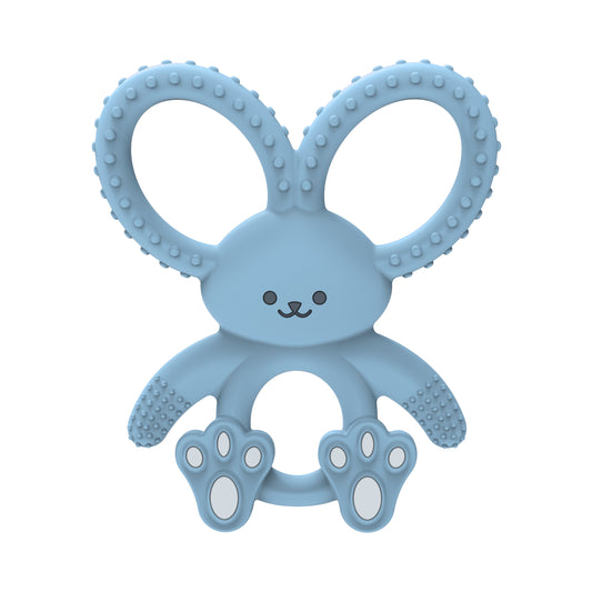 Dr Brown Flexees Bunny Long Limbed Silicone Teether-Blue 3M+