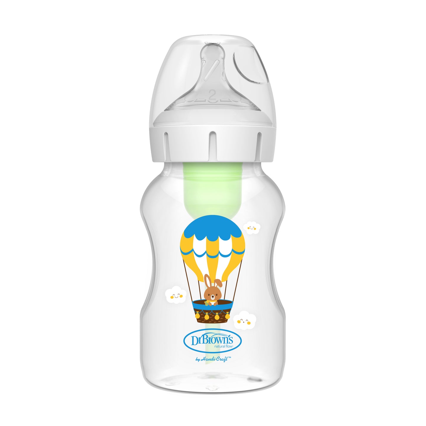 Dr Brown Options+ Baby Bottle With A Narrow Neck Bunny  330Ml