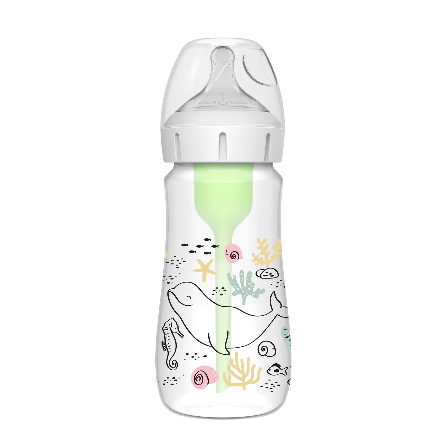 Dr Brown Options+ Designer Bottle Oceacn Whale Design