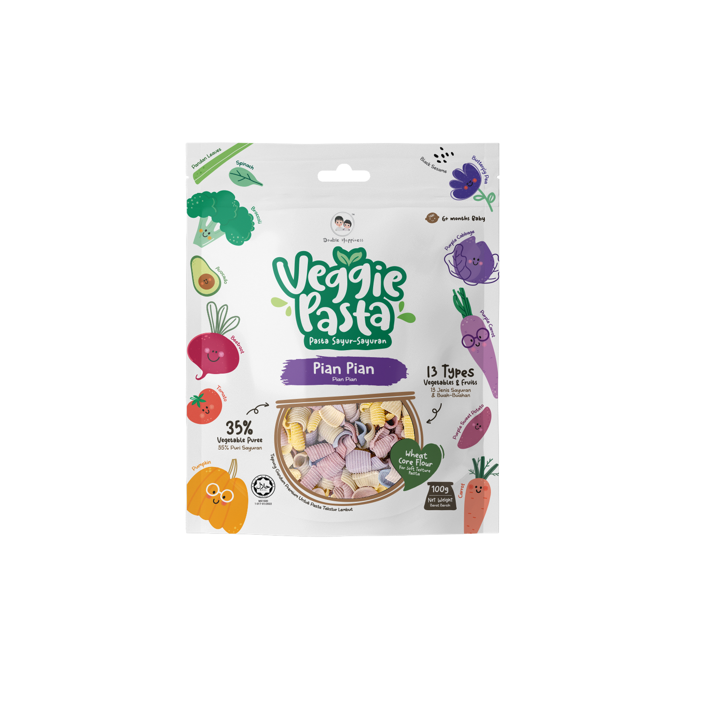 Pasta Pian Pian 100G 6m+