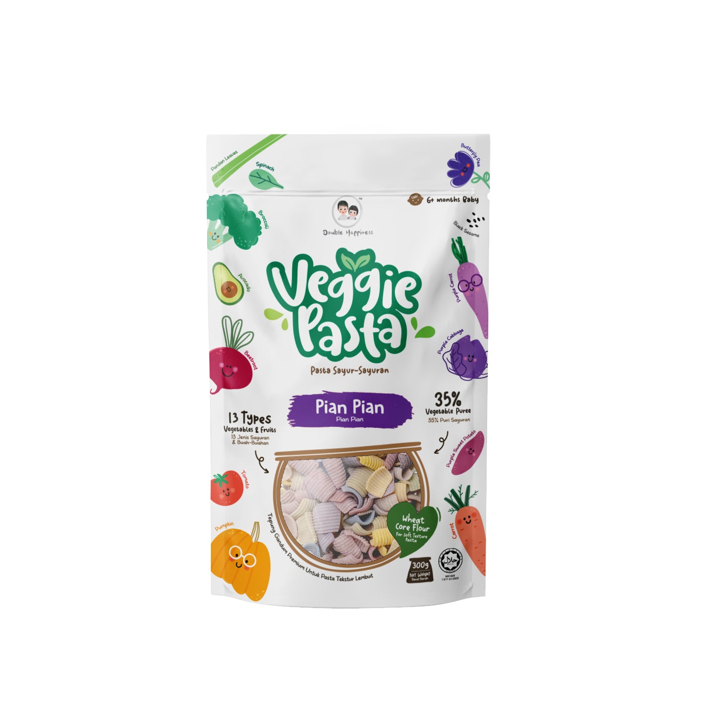 Pasta Pian Pian 300Gm 6m+