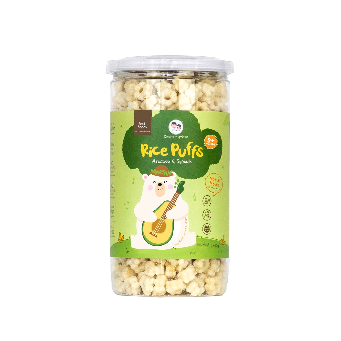 Rice Puffs-Avocado & Spinach 50Gm 9m+
