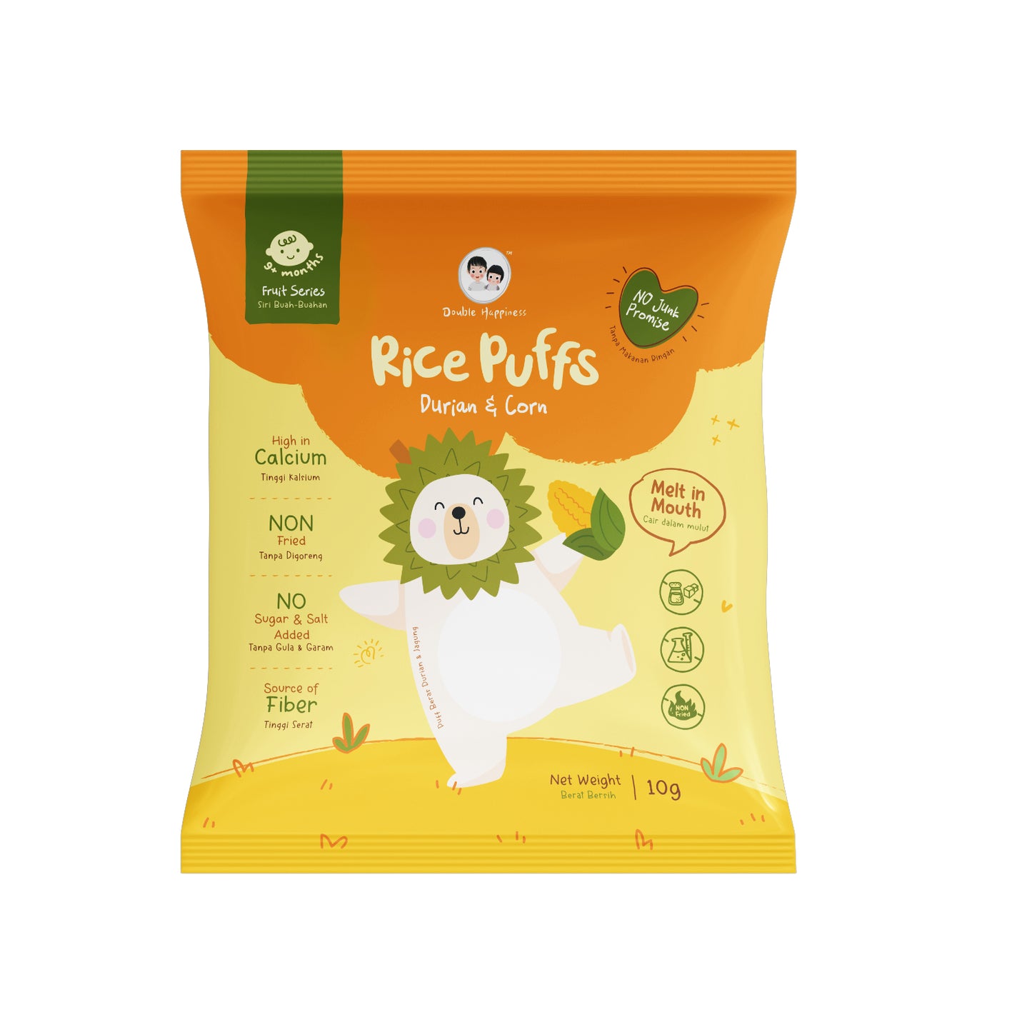 Rice Puff Durian & Corn 10G 9m+