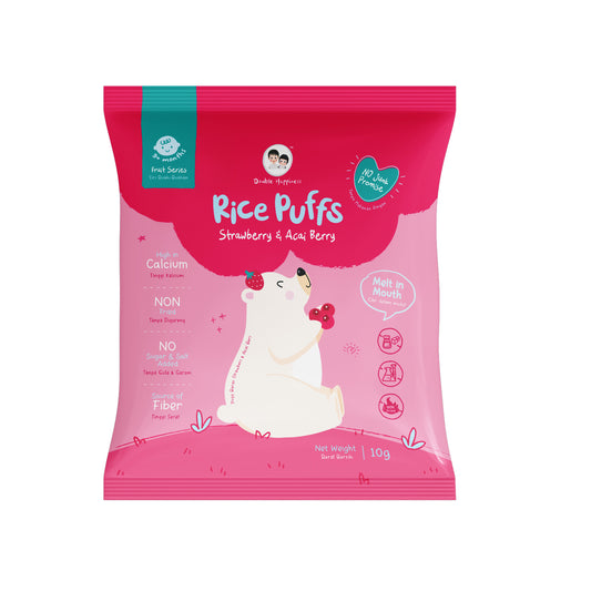 Rice Puff Strawberry & Acai Berry 10G 9m+