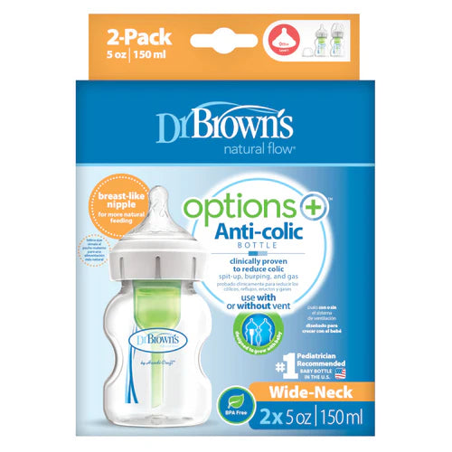 PP Wide Neck OPT+ BTL 2PK 5oz/150ML