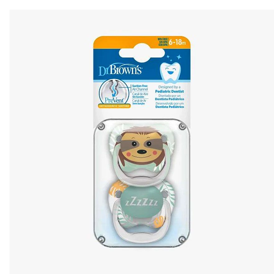 Pacifier Animal Stage-2 2pk - Green