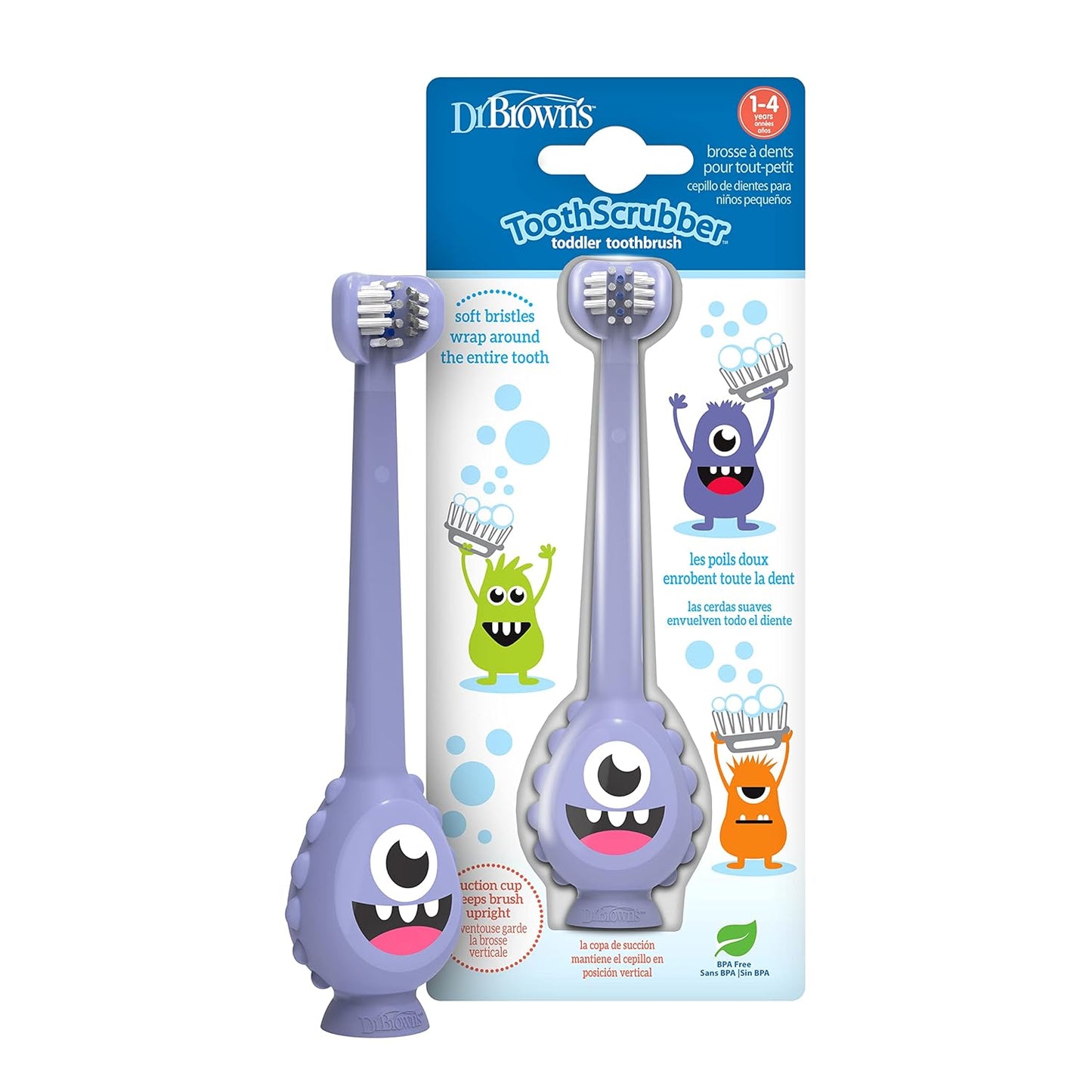 Toothscrubber Toddler Toothbrush Purple