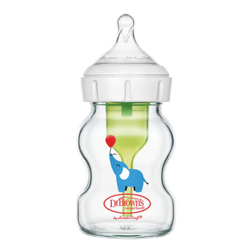 Glass Wide-Neck Options 1pk 5oz/150ML - Elephant