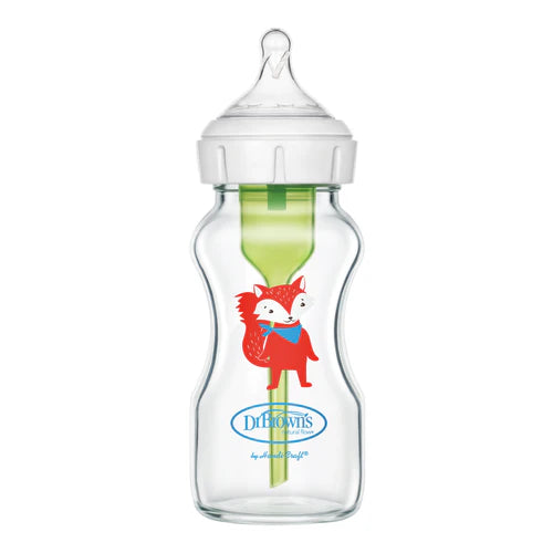 Glass Wide-Neck Options 1pk 9oz/270ML Fox